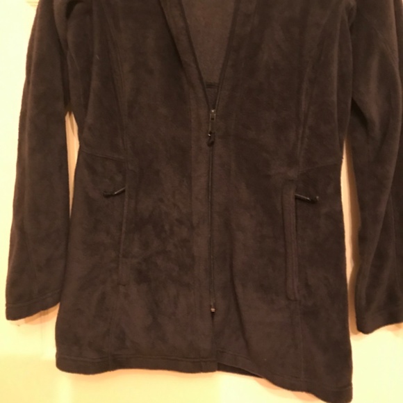 Columbia black fleece long zipper sweater - Picture 6 of 6